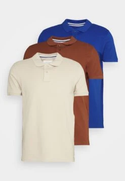 Pier One 3 Pack - Poloshirt - Dark Blue/Brown/Beige 16 Pier One 3 Pack - Poloshirt - Dark Blue/Brown/Beige -Pier One 038a83fac8454865a35c3aa6f3f46e80
