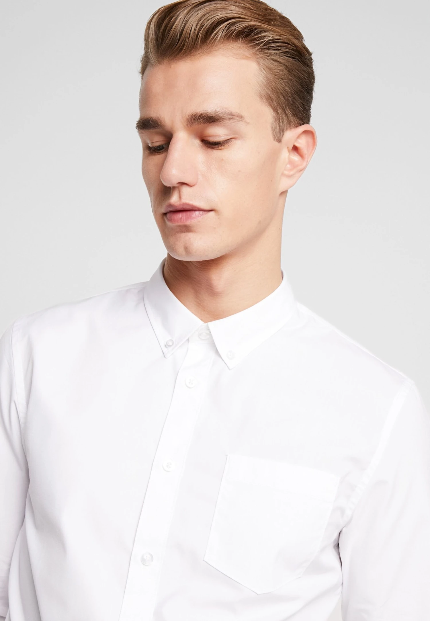 Pier One 2 Pack - Zakelijk Overhemd - White/Light Blue 8 Pier One 2 Pack - Zakelijk Overhemd - White/Light Blue - Afbeelding 6