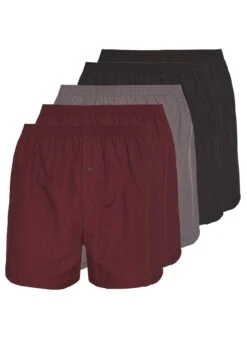 Pier One 5 Pack - Boxershort - Black/Grey/Red -Pier One 17f05fc9e0fb466794291a459151f1b7
