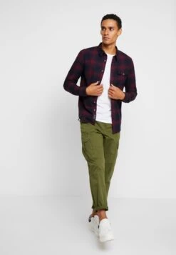 Pier One Overhemd - Bordeaux -Pier One 1fdfc451f1854fbda11171584068539b