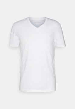 Pier One V Neck Bird Tonal 3 Pack - T-Shirt Basic - Light Brown/White/Dark Blue 20 Pier One V Neck Bird Tonal 3 Pack - T-Shirt Basic - Light Brown/White/Dark Blue -Pier One 28f86b9281a846468836f5c46e5a93ff