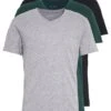 Pier One 3 Pack- T-Shirt Basic - Black, Grey, Green 2 Pier One 3 Pack- T-Shirt Basic - Black, Grey, Green -Pier One 52134d96565747c2b7ae7569c6f97bb0