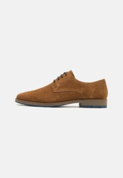 Pier One Leather - Veterschoenen - Cognac