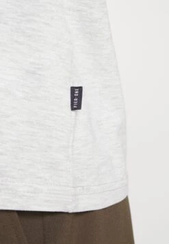 Pier One 5 Pack - T-Shirt Basic - Light Grey - 101_White - 001_Green - 602 -Pier One 7d13067417124de684e97c638550a94b