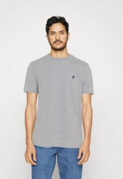 Pier One 3 Pack - T-Shirt Basic - Mottled Light Grey/Pink/Black -Pier One 8917624e3de14366add5a0235e683fcd