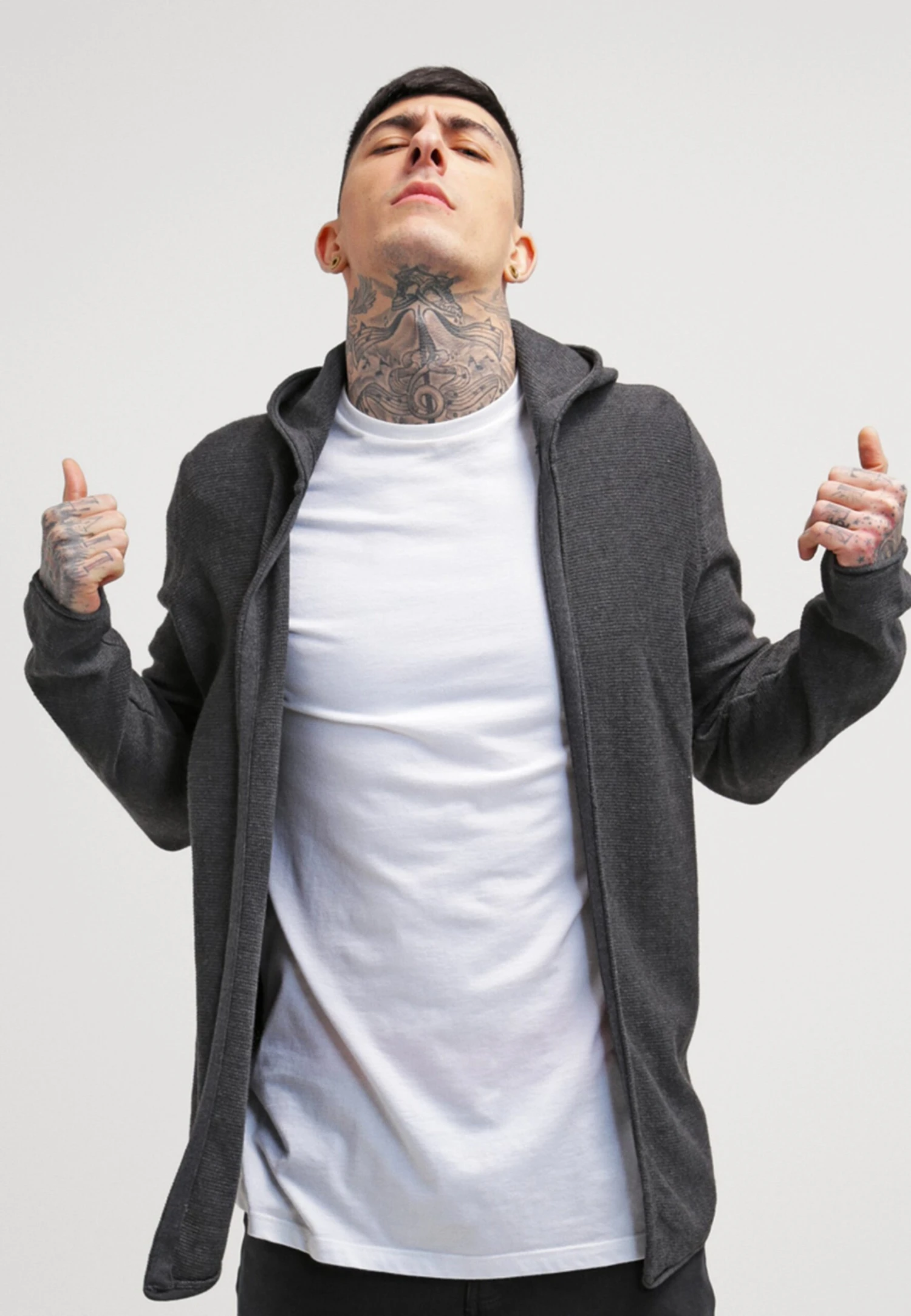 Pier One Vest - Mottled Dark Grey 3 Pier One Vest - Mottled Dark Grey