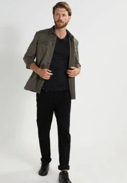 Pier One 2 Pack - T-Shirt Basic - Black -Pier One 9976636ad4d5445cae17323f7b1eb017