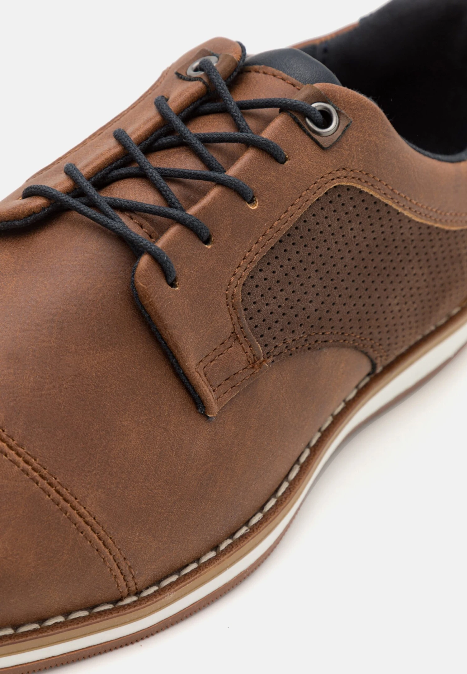 Pier One Sportieve Veterschoenen - Cognac 8 Pier One Sportieve Veterschoenen - Cognac - Afbeelding 6