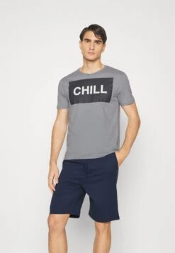 Pier One Pyjama - Dark Blue/Grey