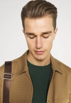 Pier One Basic Crewneck - Trui - Mottled Dark Green -Pier One c4a75157027844b18a449c0bf30f39e5