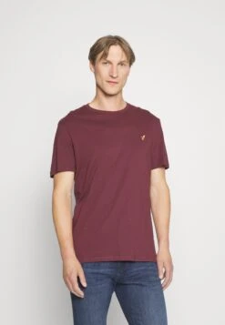 Pier One 5 Pack - T-Shirt Basic - Bordeaux/Dark Green/Dark Blue -Pier One e0b5d95cc3d041c9966f2b110e079408