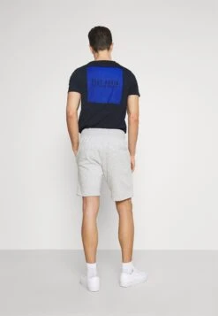 Pier One 2 Pack - Shorts - Mottled Light Grey/Dark Blue -Pier One e60f7b3fdabf4ebdaf4ab507e95d2596