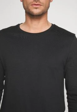 Pier One 2 Pack - Longsleeve - White/Black -Pier One f0a28af1295b4a3493b2067c515db83b