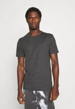 Pier One 3 Pack - T-Shirt Basic - Black/Mottled Dark Grey/Bordeaux 13 Pier One 3 Pack - T-Shirt Basic - Black/Mottled Dark Grey/Bordeaux -Pier One fbb1fa11fda54722bafd9df33f46d342